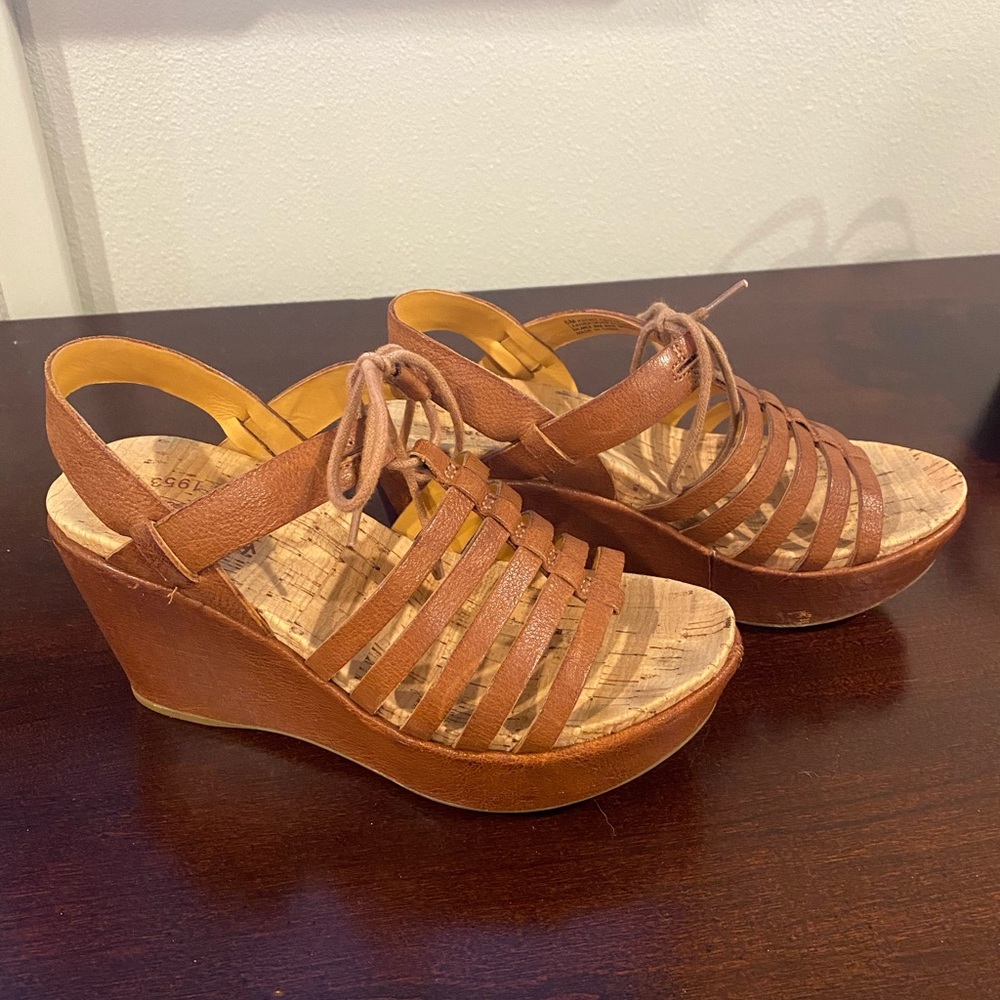 Kirk-ease leather sandals